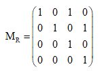 给定关系R的关系矩阵，则关系R具有的性质是 （） 