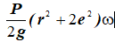 均质圆盘重P，半径为r，圆心为C，绕偏心轴O以角速度w转动，偏心距OC=e，该圆盘对定轴O的动量矩为