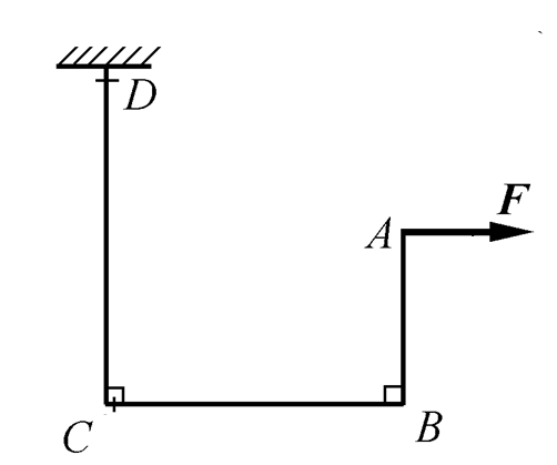 下图结构中可发生弯曲变形的部分是（） 