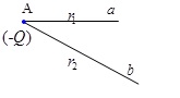 【单选题】 在带电量为-Q的点电荷A的静电场中，将另一带电量为q的点电荷B从a点移到b点， a、b两