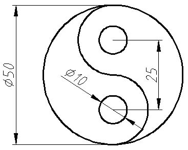 绘制如图所示圆弧可以采用以下哪些方法？ 