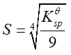 对[图]型难溶电解质溶解度S和溶度积[图]的关系（）。A、[...对型难溶电解质溶解度S和溶度积的关
