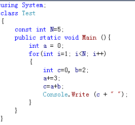 写出下面程序执行后的输出结果。  [图]...写出下面程序执行后的输出结果。  