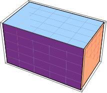 画出对角线坐标为：{0,0,0},{1.75,1,1}的立方体。              