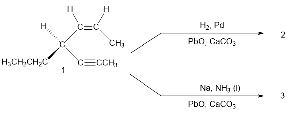 下列反应的产物2和3有没有旋光性 （） 