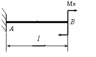 5．用积分法求图示梁的挠度方程和转角方程,设EI为常量。