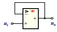 【单选题】5、电路如图所示，该电路的闭环电压放大倍数为（）。 A .1 B. -1 C. R A、A