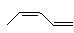 化合物的Lindlar催化（）加氢的产物是