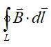 闭合路径L包围电流I如图所示，则大小为（）。 