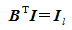 由基本回路矩阵B列写的基尔霍夫电流定律方程的矩阵形式为（)