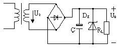 分析图示整流、滤波、稳压电路，可得出如下结论： 