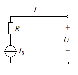 电路如图所示，Is为独立电流源，若外电路不变，仅电阻R变化时，将会引起 （C ) 