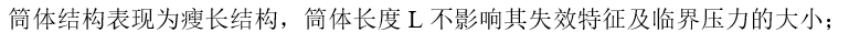 （多选题）外压壳体的结构特征不同，其屈曲（失稳）特征也不同。下列哪些特征符合受均布外压短圆筒的结构与