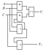 电路如图所示， [图] 该电路的逻辑功能为____________。...电路如图所示，  该电路的