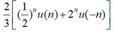 已知，收敛域为，其逆变换为()。