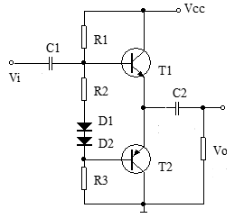 图中电路元件R2、D1、D2的作用是（）。 