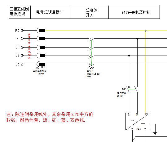 下图中24V开关电源的L N 间电压是交流220V. [图]...下图中24V开关电源的L N 间电
