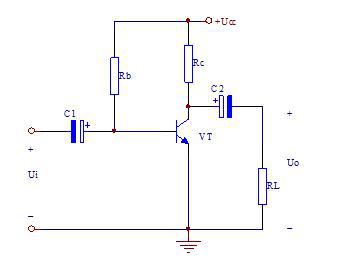 如图示电路，基极偏置电阻Rb的作用是（） 