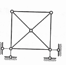 试对以下结构进行几何组成分析。 [图]...试对以下结构进行几何组成分析。 