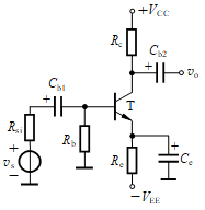 图示各电路中，能正常放大正弦交流信号的电路是_________ （设各电容的容抗可忽略）。