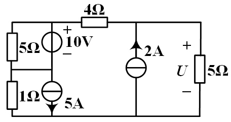 利用电源等效变换，求下图所示电路中的电压[图]_______...利用电源等效变换，求下图所示电路中