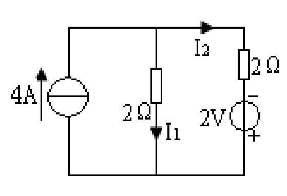 运用支路电流法求解下图中的电流。 [图]...运用支路电流法求解下图中的电流。 