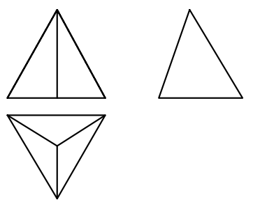 图中所示三棱锥的特殊位置平面为