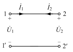 如图所示二端口网络的传输参数矩阵为 () 。 