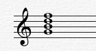 【单选题】下列和弦哪一个是C大调的重属和弦？