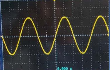 如图示波器波形，调整其左右位置的旋钮是（）  