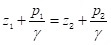 表示在受质量力仅为重力同一静止液体的内部，1、2两点的________。