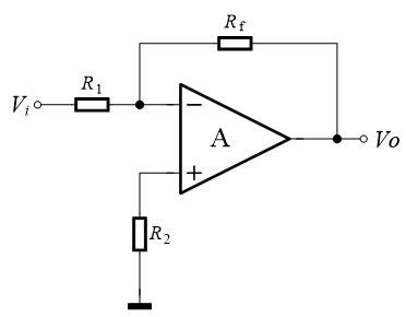 如图所示电路中，若电阻Rf虚焊，则电路的输出电压为 