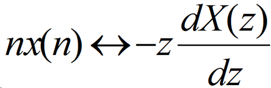 假设，关于信号的z变换的性质，以下描述不正确的是？A、B、C、其中D、其中