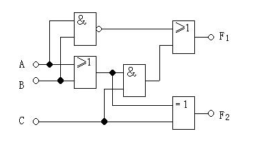 分析图中所示电路的功能，试判断功能描述的对错。 [图] ...分析图中所示电路的功能，试判断功能描述
