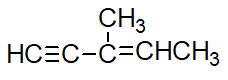 化合物[图]系统命名为（）。A、3-甲基戊-2-烯-4-炔B、3-甲...化合物系统命名为（）。A、