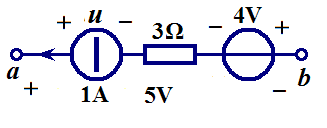 [图] 电路如上图所示，已知a、b两点间的电压为5V，请问电... 电路如上图所示，已知a、b两点间