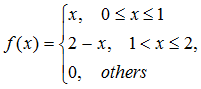 已知连续型随机变量X的概率密度 ,则P{X ≤ 1.5} = ().