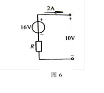【单选题】在图6所示电路中,电阻=()Ω。A、2B、3C、4D、5 
