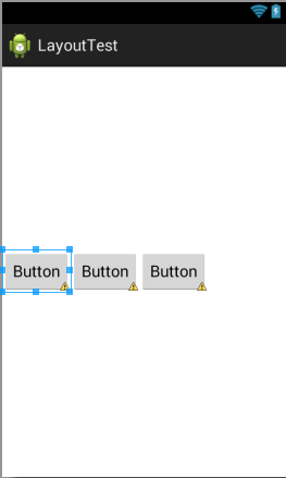 【单选题】在线性布局中，是控件按横排排列并且对其下列正确的是？ 效果如下 A、android:ori
