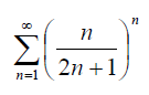 用根值审敛法判别级数[图]的敛散性。...用根值审敛法判别级数的敛散性。