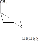 顺-1-甲基-4-叔丁基环己烷最稳定的构象是：