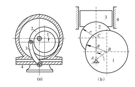曲柄摇杆泵的结构简图图片