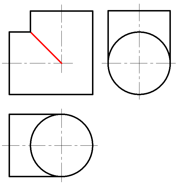 两圆柱相贯下列哪组图是位置变化对相贯线的影响