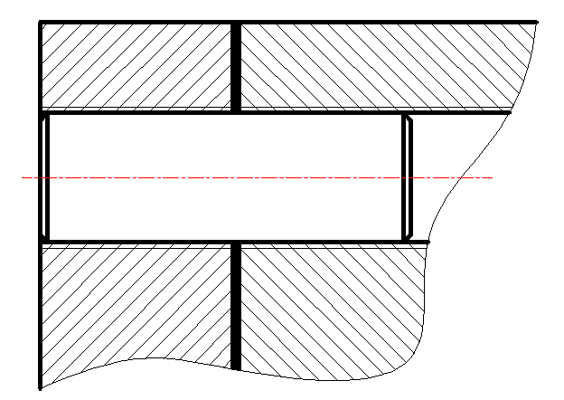 下列关于圆柱销的连接图画法正确的是
