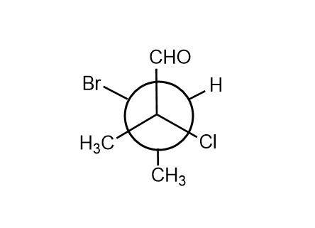 以下fischer投影中与newman投影是同一个化合物的是