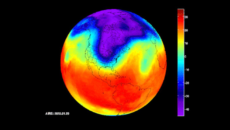 地区,如热带温带c,紫色表示零下40度低温d,这个图用的是红外线拍摄的