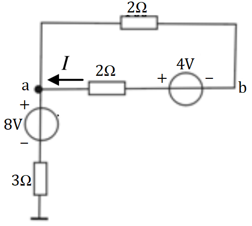 电路如图所示求b点的电位